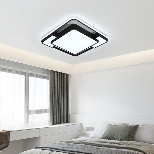 Современный светодиодный потолочный светильник для гостиной, спальни, столовой, кухни, дома, ресторана, квадратная люстра, светильники