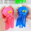 Water Octopus Toy Stress Relief Squeeze Bathing Play Toy for Kids Floating Bath Toy Creative Swimming Pool Accessory
