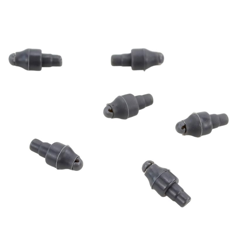 20 шт. Стопорные бусины для методных кормушек, Гибкие резиновые коннекторы, Рыболовные снасти для рыболовных оснасток, Аксессуары