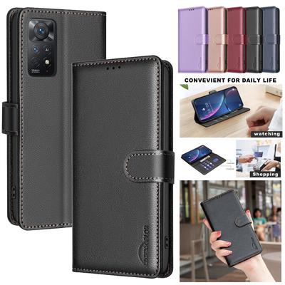 Кошелек Флип Противоугонный Чехол Для Xiaomi Redmi Note 11 Pro 4G 11S Note11 Pro 11Pro 5G Кожаный Чехол Блокировка RFID Защитные Сумки