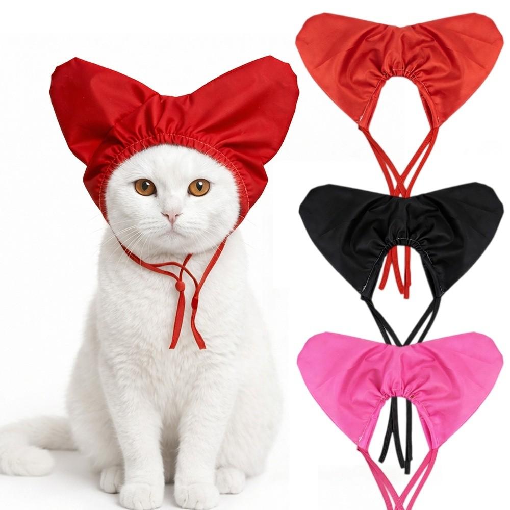 Comfortable Cat Bath Shower Cap Reusable Dog Bath Hat Pet Grooming
