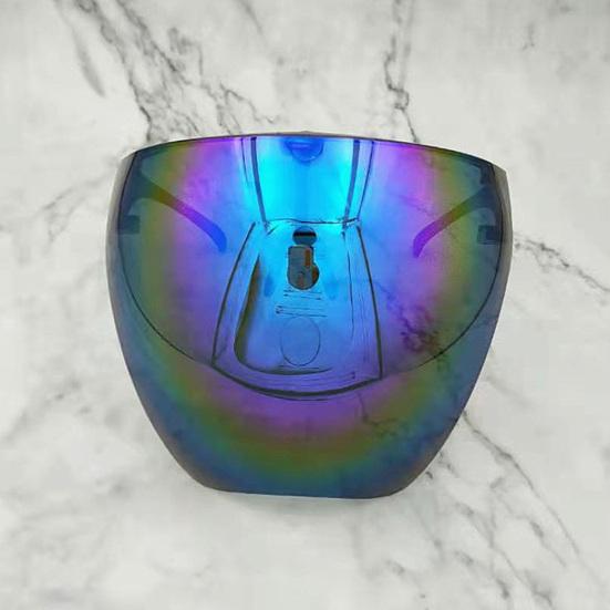 Full Face Sunglasses for Men Women Mirror Shield Glasses Full Face Visor Protective Goggles for Cycling Running Sports