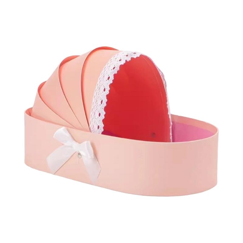 Корзина-органайзер для детского праздника, пустая корзина-люлька, подарочная коробка, картонная корзина для цветов, коробка для цветочной композиции для детского праздника, свадьбы