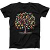 Древо Жизни Хиппи Викка Языческий Шаман Йога Смешной Подарок Футболка Черная Футболка 48
