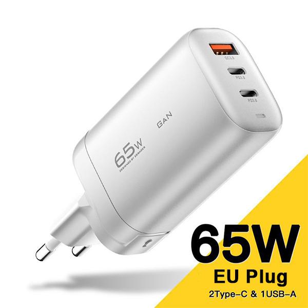 Essager Зарядное устройство GaN 65 Вт USB C Quick Charge 4.0 3.0 QC4.0 QC PD3.0 PD USB-C Type C Быстрое зарядное устройство USB для iPhone 14 13 Pro MacBook