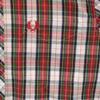 Fred Perry Рубашка в клетку с длинным рукавом на пуговицах S Красная Мужская Б/У