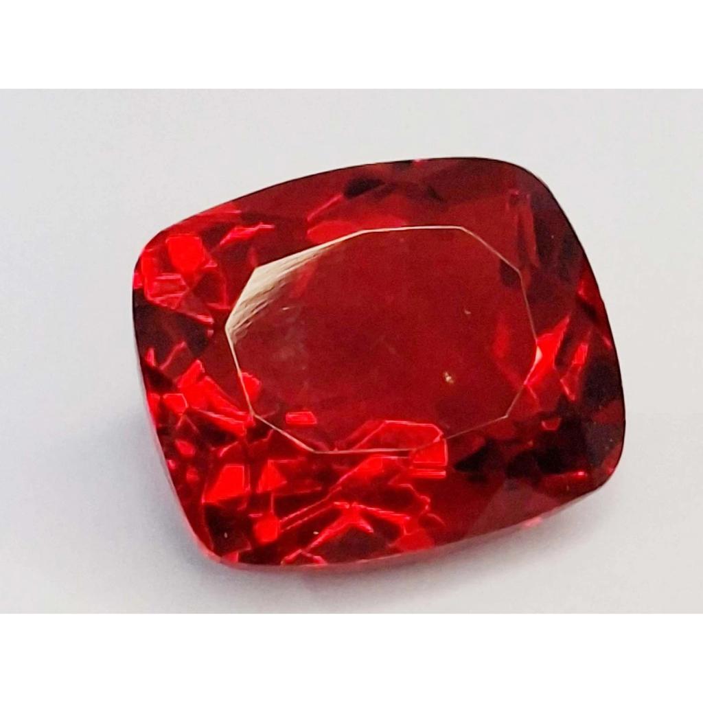 Stunning Natural Red Ruby Mozambique 15-17 Ct Cushion Cut Certified Gemstone