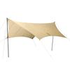 Itsuka Tarp Basic Hexa Tarp That Is Easy To Use Even for First Timers Waterproof Tan Medium Extension Tape Standard Included UV Treated All-in-one