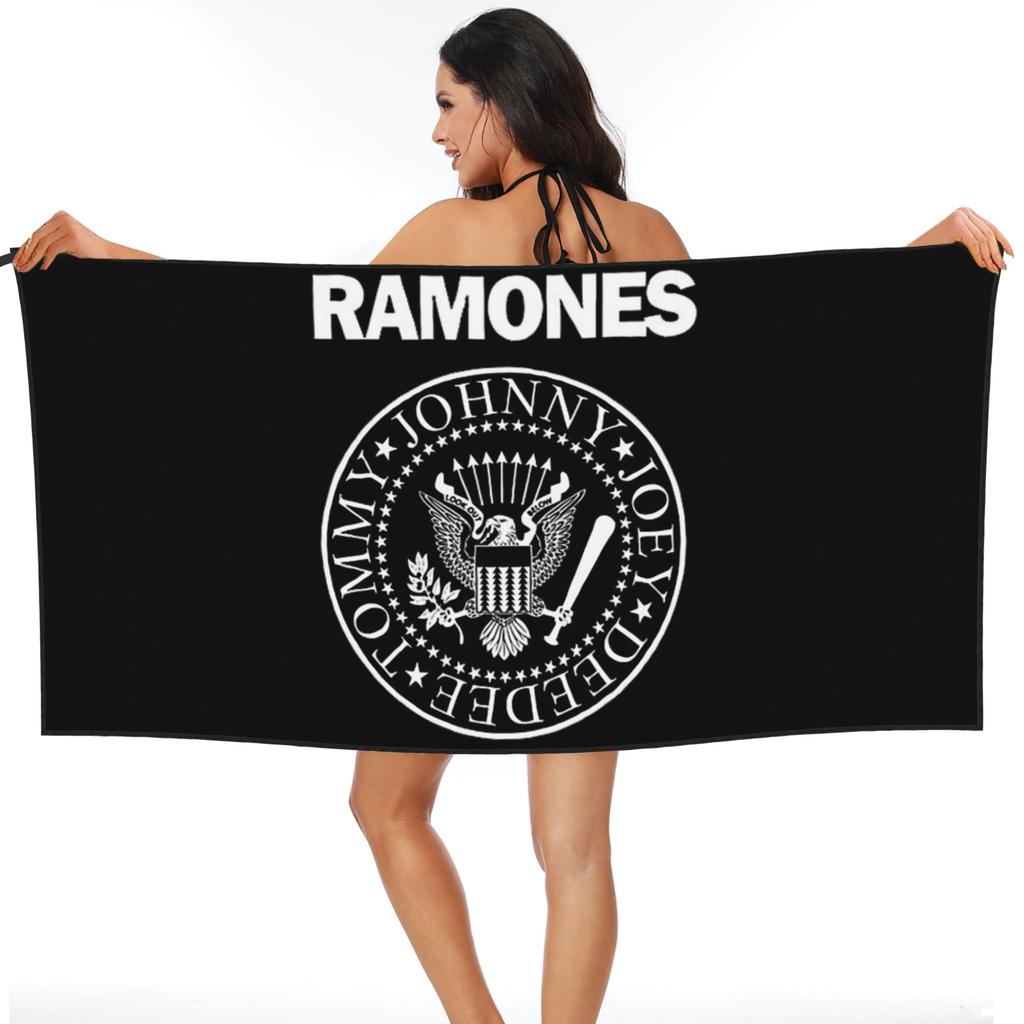 Пляжное полотенце Ramone Merch Мягкая микрофибра Быстросохнущее Впитывающее Быстрые полотенца для йоги