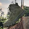 TUINANLE Men Boots Waterproof Leather Outdoors Camping Hiking Shoes Fishing Hunting Sneakers Male