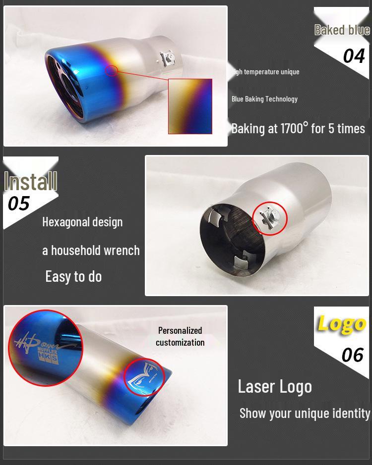 Глушитель Выхлопная труба для 09-10 RAV Prado, Highlander, CRV, Grand Vitara, Pajero