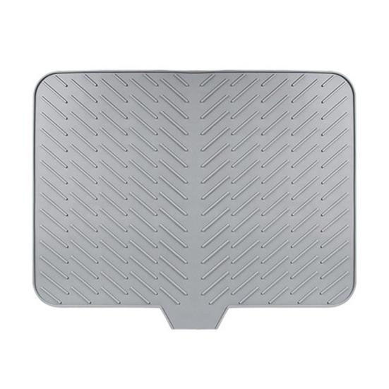 Силиконовый коврик для слива, быстросохнущий, рельефный, наклонный, сушилка для посуды, кухонный, столовая, раковина, органайзер, коврик