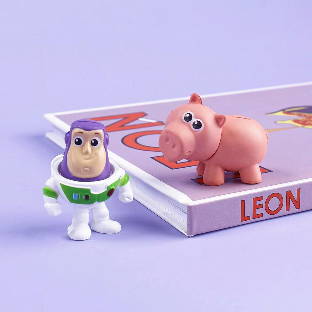 Toy Story Ornaments, Buzz Lightyear, Strawberry Bear, Three-eyed Figure, Model Ornaments, Gacha Blind Box Dolls