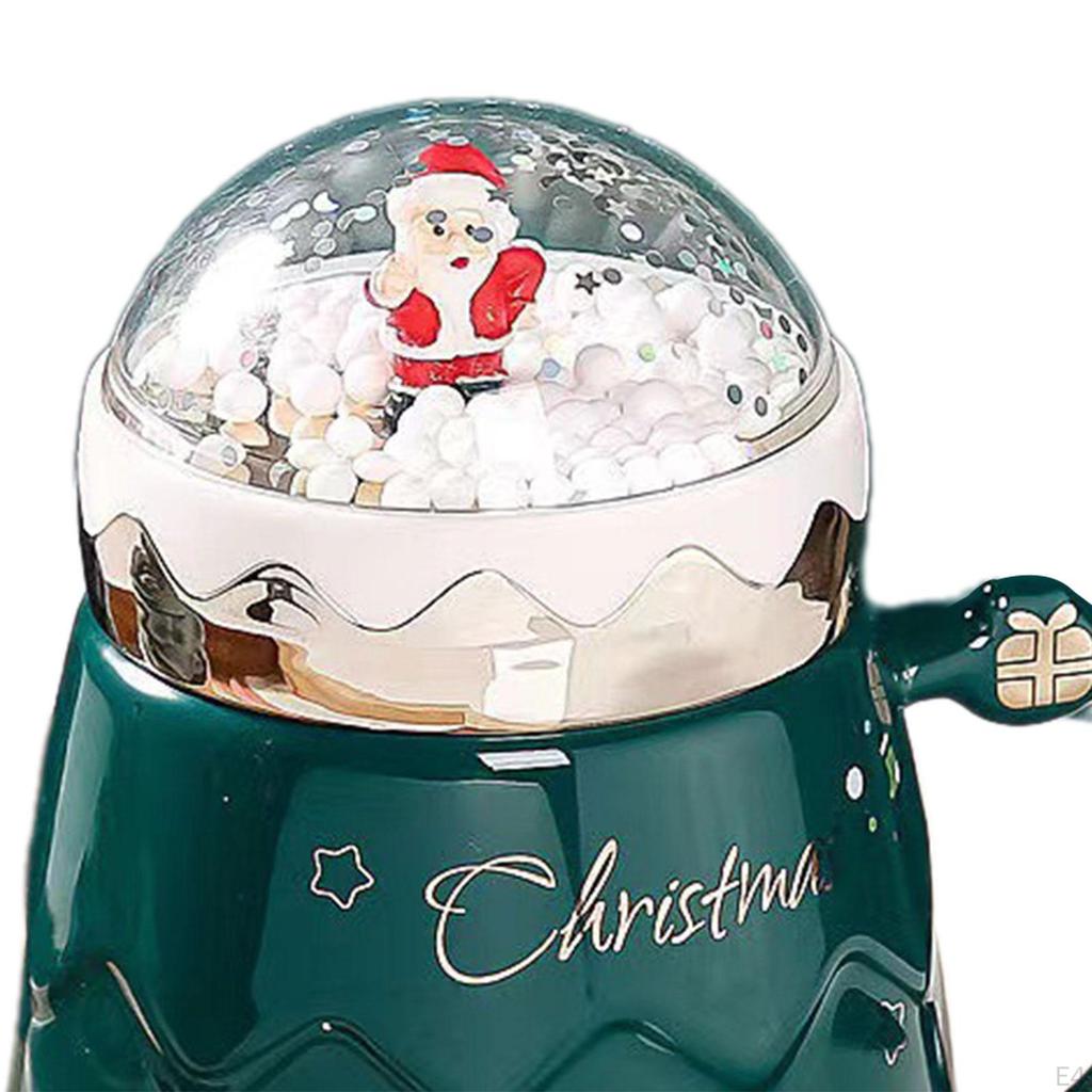 Керамическая рождественская кружка для питья напитков, рождественское утро, чашка, зимняя посуда