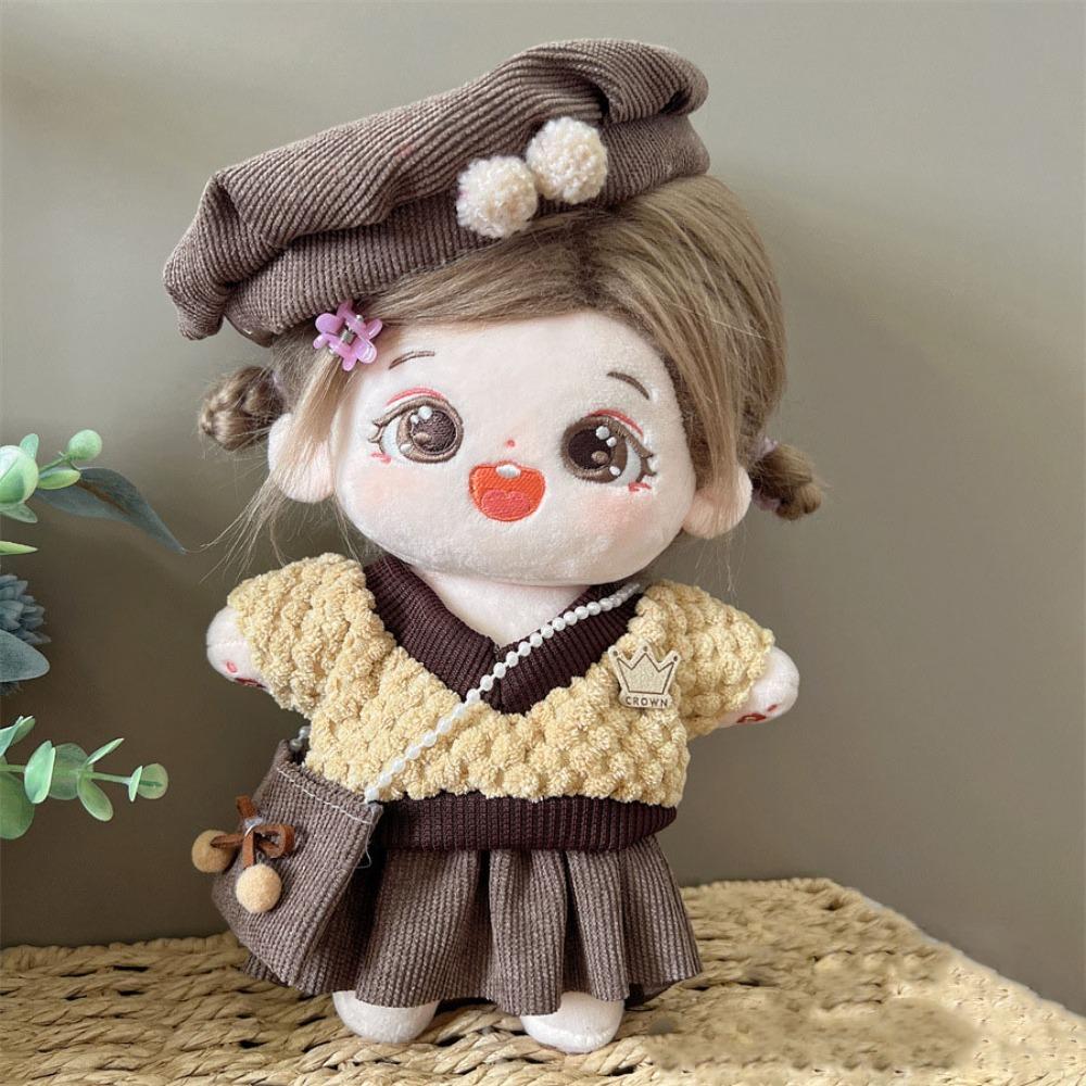 1 set Dress Up Star Doll Clothes Suit No Attributes Dolls Clothes 20cm Idol Cotton Doll