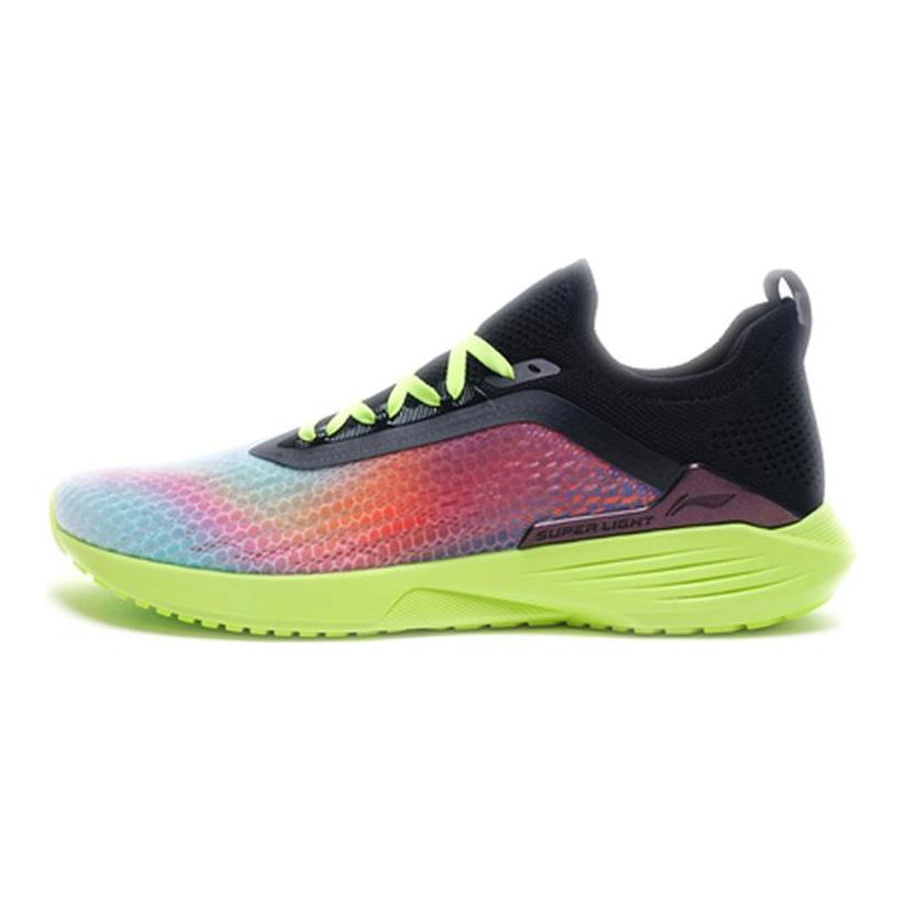 Li Ning Super Light 17 Низкие Беговые Кроссовки Мужские Зеленые ARBQ003-9