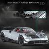 1/32 Pagani Huayra BC Alloy Sports Model Diecast Metal Racing Car Vehicles Model Simulation Sound Light Collection Kids Toy Gift
