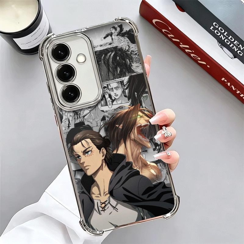 A-Атака Титанов Аниме Покрытие Чехол Для Телефона Для Samsung A17 A07 A37 A57 A16 A56 A15 A55 A14 A54 A13 A53 A26 A36 A25 A35 A24 A34
