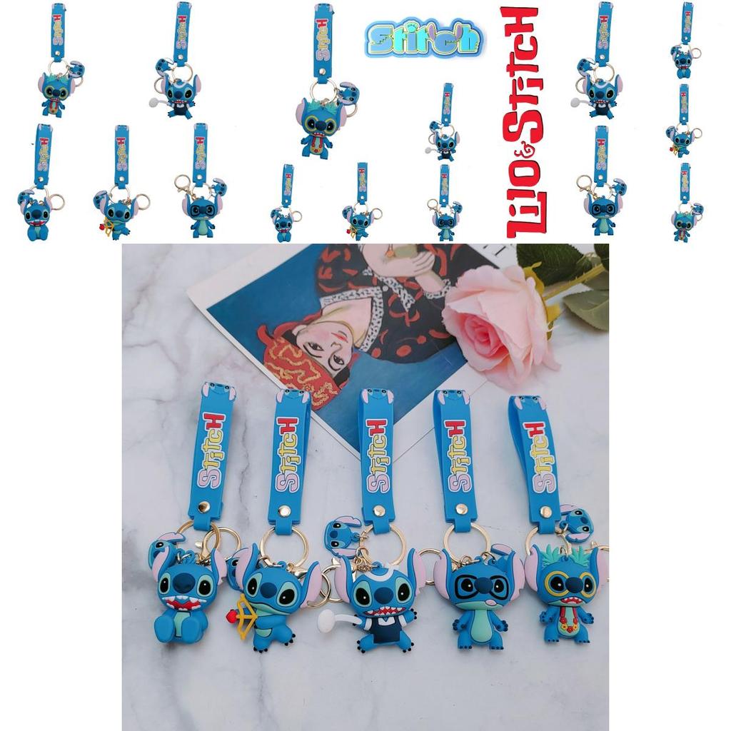 Милая фигурка Лило Стич Купидон Игрушка Брелок Идеальный Рождественский Подарок