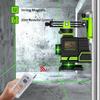 3D 12 Lines Multi-functiona Professional Green Laser Level with Remote Control and Rechargeable Battery