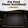 Коврик в багажник автомобиля для Ford Fiesta Hatchback 2009-2017 10 11 12 13 14 15 16 автомобильные аксессуары на заказ автомобильный интерьер