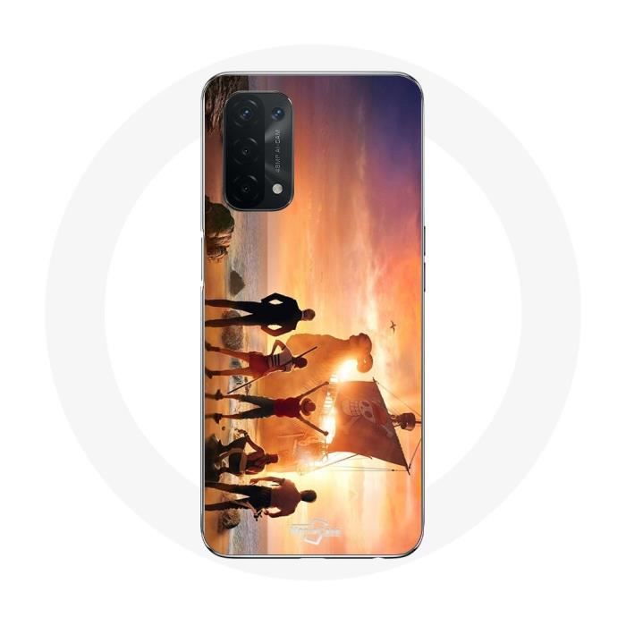 Coque - Maniacase - Oppo A74 5G - Souple - One Piece - Affiche Equipages Saison 1