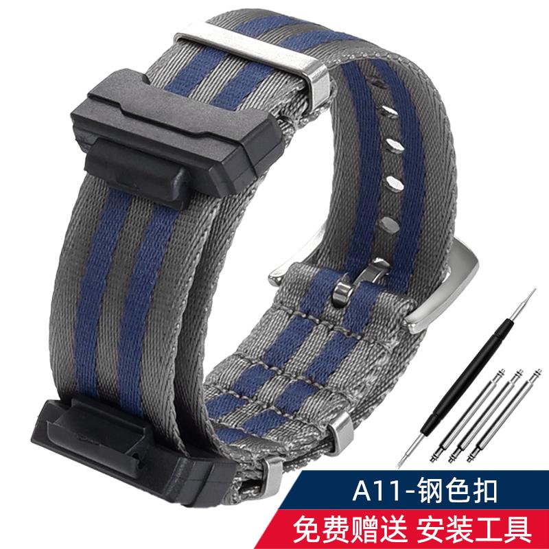 Адаптер 16 мм + Нейлоновый ремешок для Casio Gshock GA120 GA100 5600 GWM5610 DW6600 Аксессуары для ремешка часов