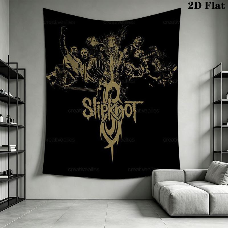 Slipknot Band'S Evolution Tapestry Fashion Print Background Cloth Homestay Soft Decoration Tapestry Background Wall Hanging Cloth