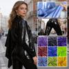 100/300 см Эластичная Блестящая Кожаная Ткань Эластичный Искусственный ПУ для DIY Шитья Платья Юбки Брюк Одежды Автомобильной Подушки Материал для Поделок