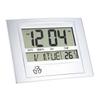Цифровые ЖК-дисплеи для домашнего офиса, настенные часы, температура в помещении, металлические настенные часы, дневные настенные часы, настенные часы для ванной комнаты