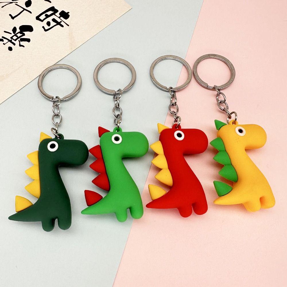 Многофункциональные держатели для ключей с динозаврами в корейском стиле, брелок для ключей с изображением животных, брелок для ключей с героями мультфильмов, сувенирный подарок