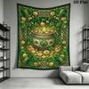 St.Patrick's Day Wall Tapestry Aesthetic Wall Hanging Printed Fabric Blanket Decorative Tapestries for Bedroom Living Room Home Decor