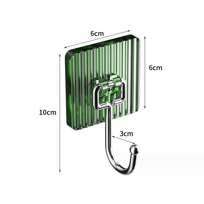 Роскошный акриловый настенный крючок, домашний декор, прочный клей, вешалка для полотенец для ванной комнаты, подвесная вешалка для пальто без штамповки, задняя дверь, держатель для сумки для ключей