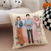 Heartwarming Sports Japanese Anime BBlue Box Cushion Cover Throw Pillow Cover Hidden Button Durable Polyester Chair Cushion