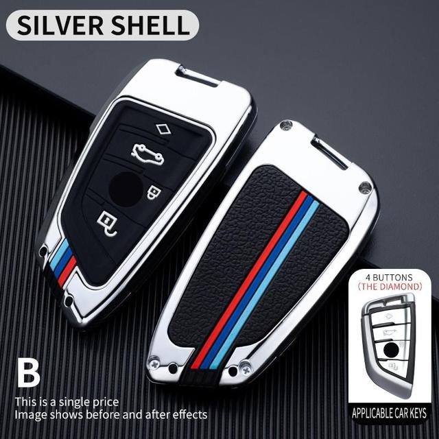 Car Key Case Cover Key Bag For Bmw F20 G20 G30 X1 X3 X4 X5 G05 X6 F15Accessories Car-Styling Holder Shell Keychain Protection