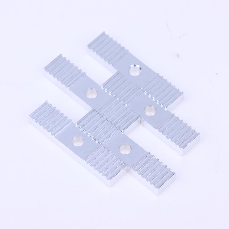 2/5 шт. Reprap DIY 2GT/S2M Зубчатый ремень Фиксирующая деталь Алюминиевый сплав Шаг зуба Зажим Фиксированный зажим ЧПУ 9*40 мм Для детали 3D-принтера