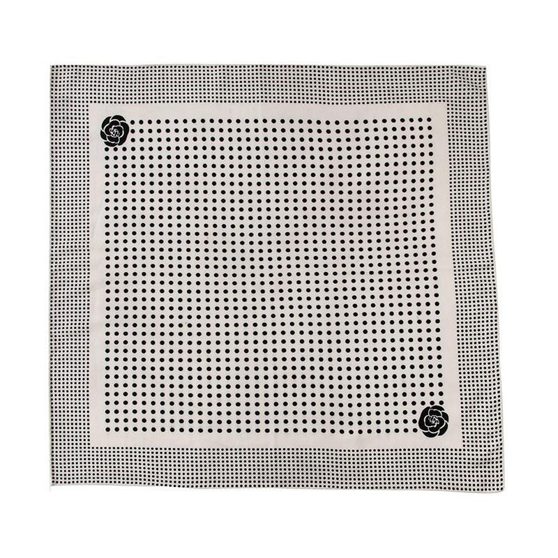 Silk Wool Double-sided Roman Car Mulberry Silk Large Square Scarf Autumn and Winter Warm Elegant Women's Square Scarf