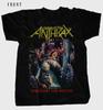 Пойманный в мош-пит Футболка Anthrax Band Черная Хлопок S-234XL Унисекс