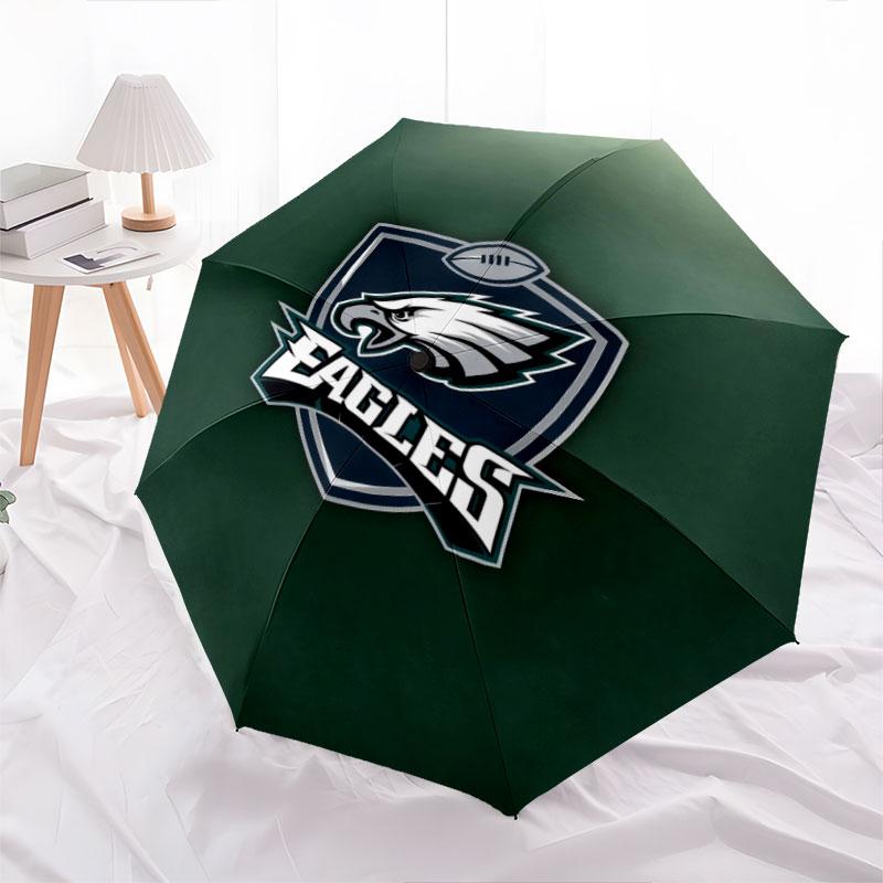 Узор PHI Eagles, автоматический складной зонт, портативная и складная конструкция, 8 спиц, рождественский или день рождения подарок.