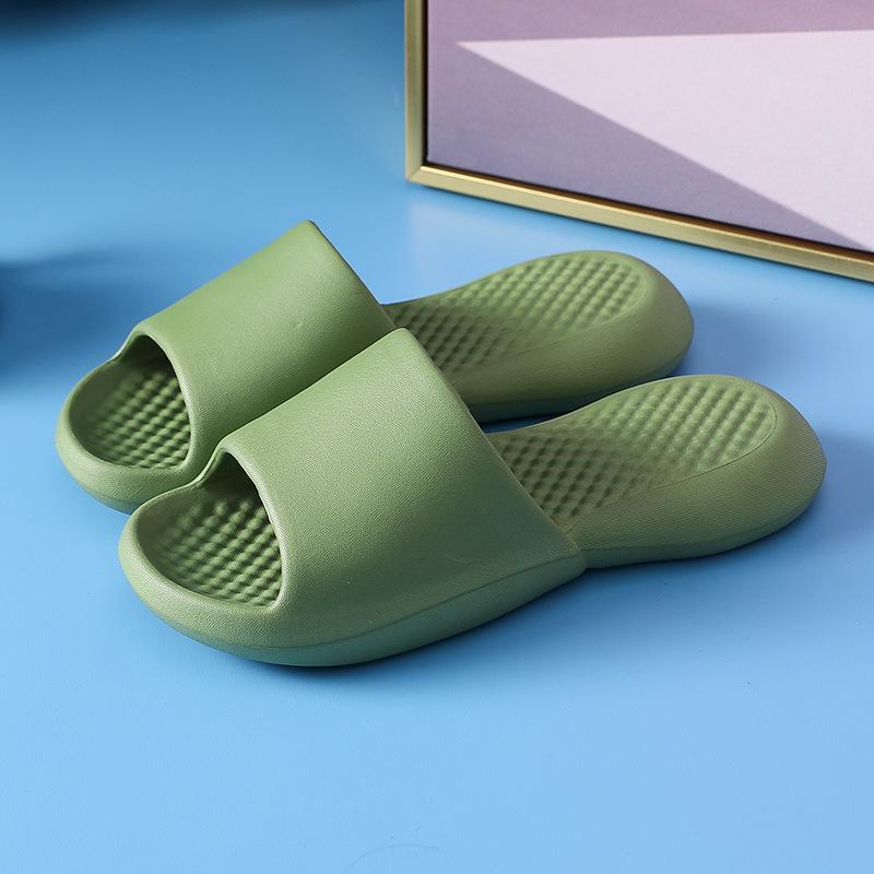 Утолщенные тапочки на толстой подошве для женских домашних дезодорирующих тапочек, охлаждающие тапочки для ванной комнаты для мужских домашних купаний