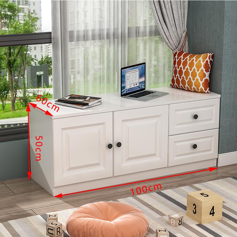 Customizable Floor Cabinet: Bay Window, Balcony, or Home Storage, Low Profile Design.