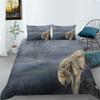 Animal Series Bedding Two Or Three-Piece Set Polyester Wolf 3D Digital Printing