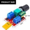4 шт. DC Мини-мотор ШИМ-регулятор скорости Маленький светодиодный диммер 5A 90W 3V 6V 12V 24V 35V Переключатель управления скоростью 5A 90W PWM