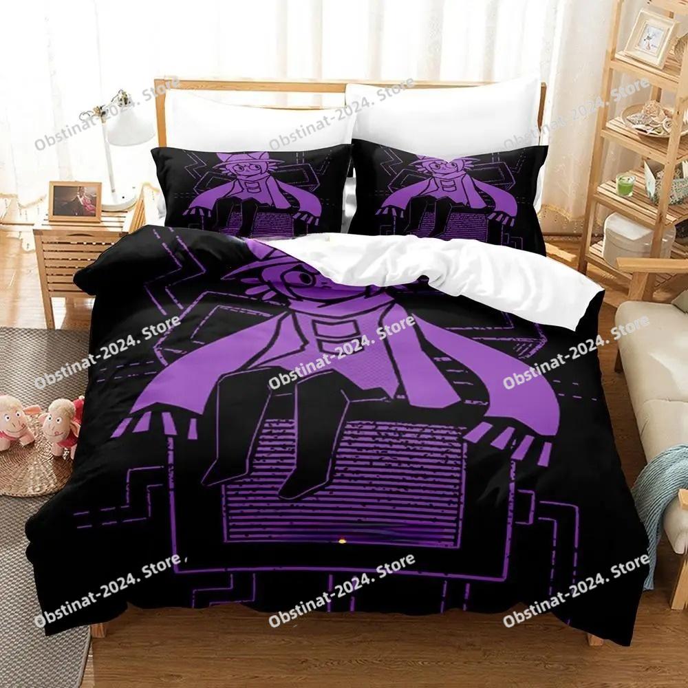 New Game OneShot Bedding Set Printed Duvet Cover Sheet Pillowcase Soft Quilt Cover Full Queen King Size 3D Anime Bed Sheet Set