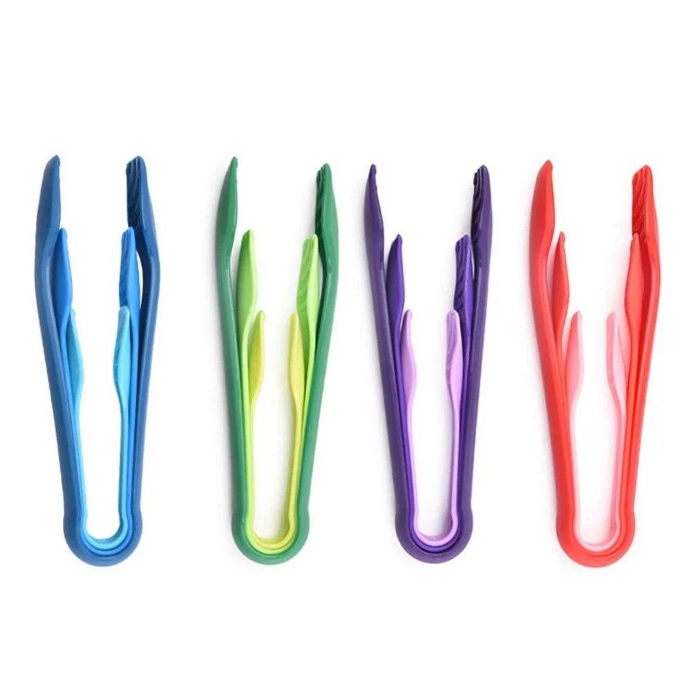 Пластиковые кухонные щипцы, щипцы для сервировки, Нескользящие щипцы для приготовления барбекю, салата, жарки на гриле, кухонная посуда для ресторана