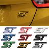Metal ST Logo Badge Car Rear Trunk Whole Body Emblem Sticker for F-o-r-d MK2 MK3 MK4 MK5 MK7