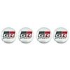 56mm 4pcs/set Car Wheel Center Stickers Hub Cap Decal For x5 GR Sport Logo Corolla C-HR Avensis RAV4 4runner Camry Prado x5