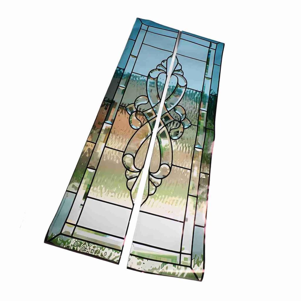 2 шт. наклейка на стеклянную дверь самоклеящаяся водостойкая настенная наклейка для украшения дома