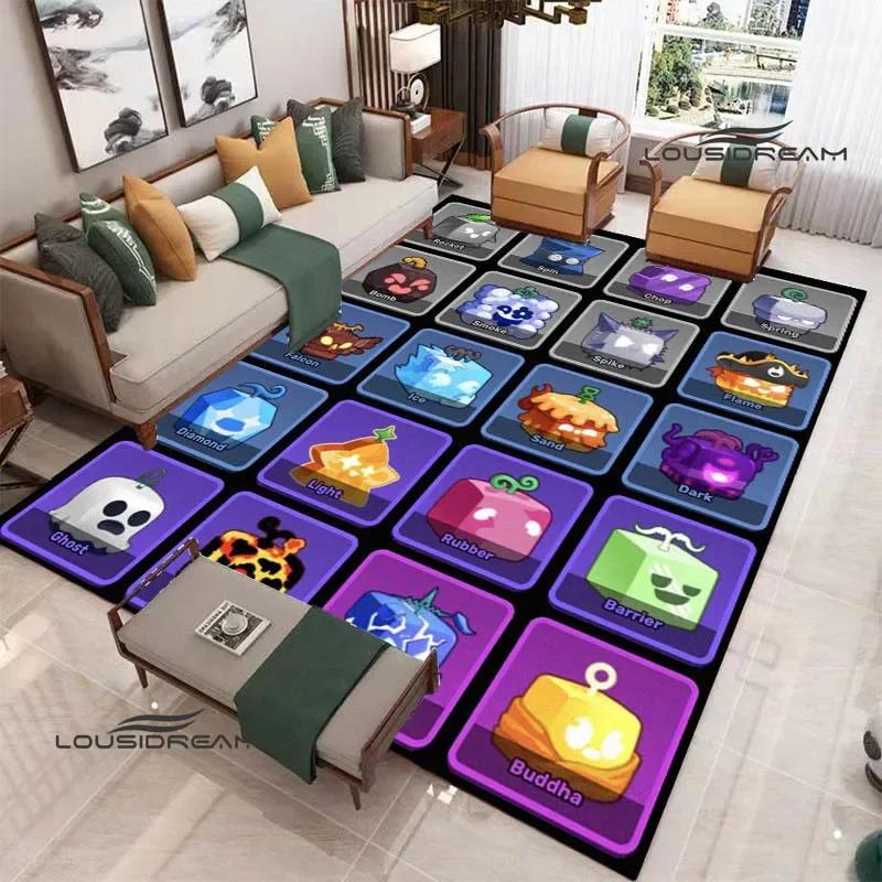 3D игра B-blox ковер с фруктовым принтом Противоскользящий ковер украшение для спальни украшение для гостиной коврик для пола в ванной комнате подарок на день рождения