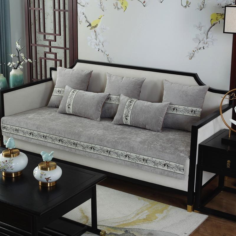 Китайский чехол для дивана, роскошная вышивка, диванные подушки, спинка, подлокотник, полотенце, нескользящий классический чехол на сиденье, чехол на кресло с откидной спинкой